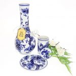 My Bud Vase "Joy" Chinese Porcelain Vase Bong Set