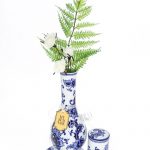 My Bud Vase "Joy" Chinese Porcelain Vase Bong Set