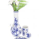 My Bud Vase "Luck" Chinese Porcelain Vase Bong