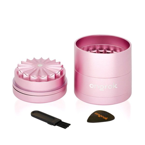 5 Piece, Flower Petal Toothless Grinder with Storage