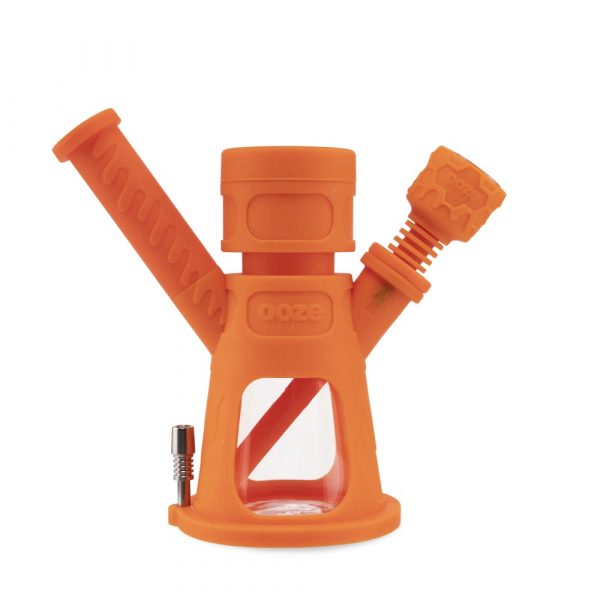 OozeÂ HyborgÂ Silicone Glass 4-in-1 Hybrid Bong and Nectar Collector