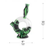 Ooze Ozone Silicone Bong and Dab Straw