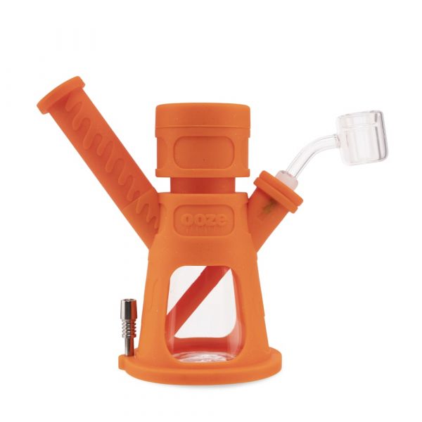OozeÂ HyborgÂ Silicone Glass 4-in-1 Hybrid Bong and Nectar Collector
