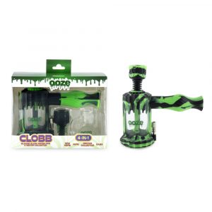 Ooze Clobb Silicone Bong and Dab Straw