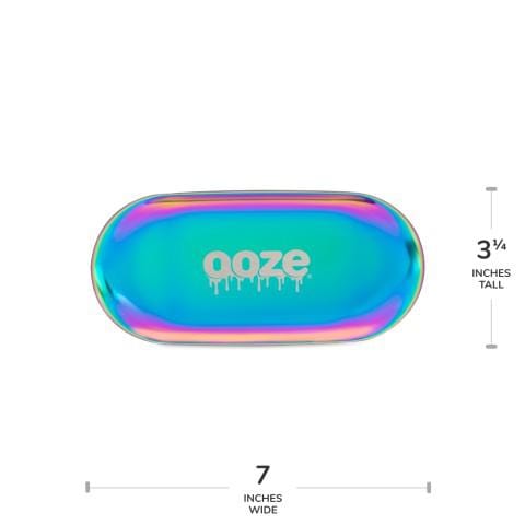 Ooze Aura Rainbow Metal Rolling Tray