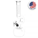 Phoenix Rising Switchback Beaker Bong - 11.25" / Clear