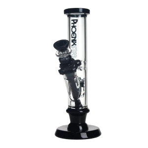 Green Flower Phoenix Star New Straight Tube Bong 10 Inches