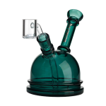 Green Flower Phoenix Star 6 Inch Translucent Dome Dab Rig