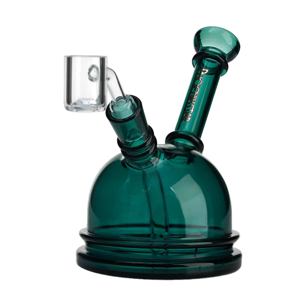Green Flower Phoenix Star 6 Inch Translucent Dome Dab Rig