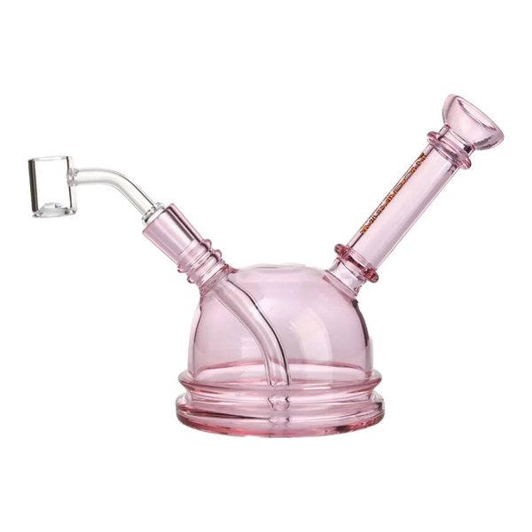 Green Flower Phoenix Star 6 Inch Translucent Dome Dab Rig
