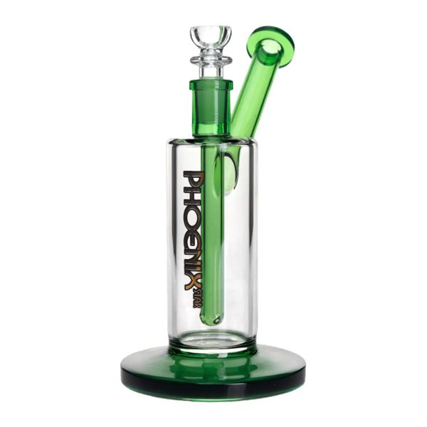 Green Flower Phoenix Star 7 Inch Bubbler Rig