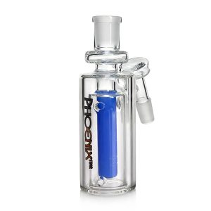Green Flower Phoenix Star Recylcer Ash Catcher With Inline Perc