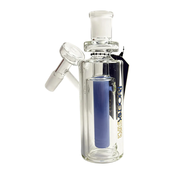 Green Flower Phoenix Star Recylcer Ash Catcher With Inline Perc