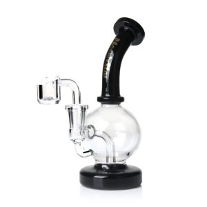 Green Flower Phoenix Star 7 Inch Shorty Ball Rig With Insert Perc