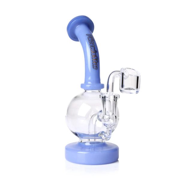 Green Flower Phoenix Star 7 Inch Shorty Ball Rig With Insert Perc