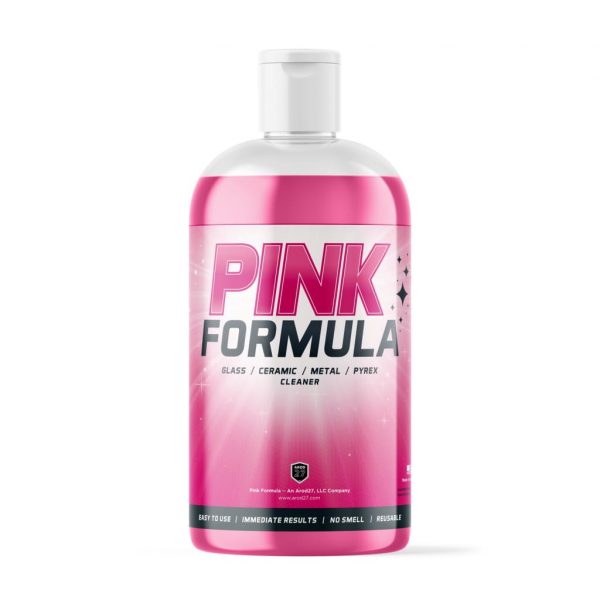 Pink Formula 16oz Glass Bong Cleaning Solution for Dab Rigs and Pipes