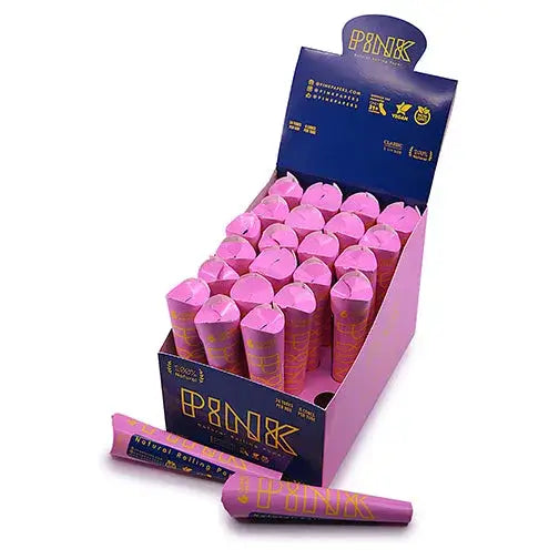 Pink Pre Rolled Cones Breast Cancer Org Premium Rolling Papers