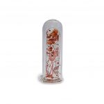 Stylish Plants Capsule Glass Pipe for Unique Smoking Experience
