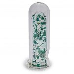 Stylish Plants Capsule Glass Pipe for Unique Smoking Experience