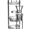 Pulsar Glass Bong With Three Turbine Percolators