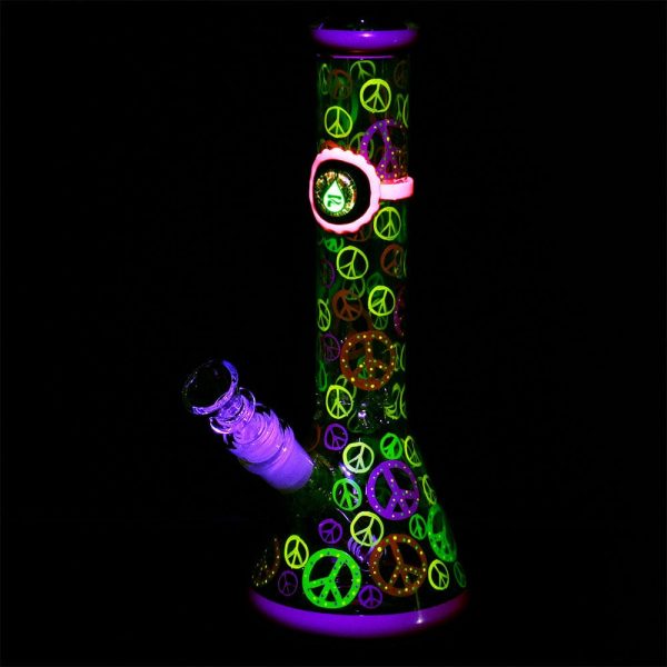 Pulsar Peacekeeper Beaker Bong - 10"/14mm F