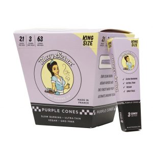 Blazy Susan King Size Purple Pre Rolled Cones - Display Box