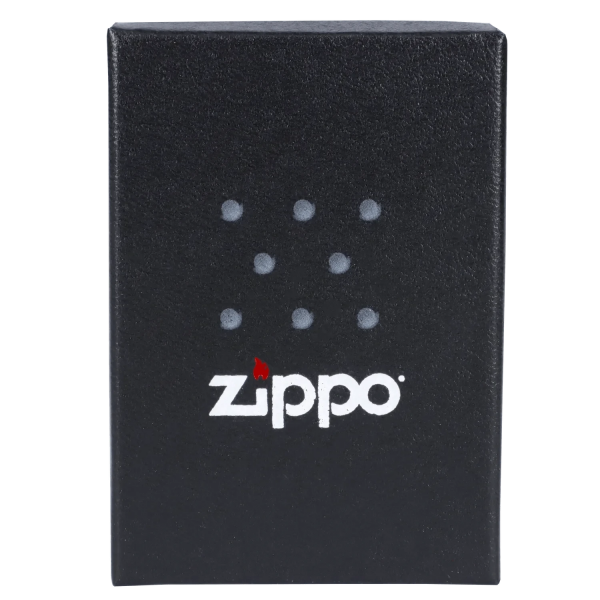 Queen of Bud Black Obsidian Mosaic Zippo