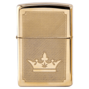 Queen of Bud Golden Lines of Triumph Zippo