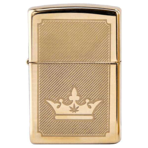 Queen of Bud Golden Lines of Triumph Zippo
