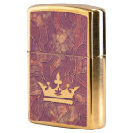Queen of Bud Rose Quartz Mosaic Zippo
