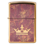 Queen of Bud Rose Quartz Mosaic Zippo