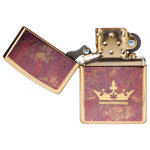Queen of Bud Rose Quartz Mosaic Zippo