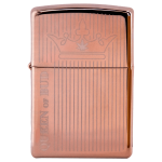 Queen of Bud Rose Quartz Vertical Flame Zippo