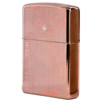 Queen of Bud Rose Quartz Vertical Flame Zippo