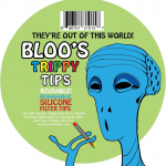 Trippy Tips 12 Pack Reusable Silicone Rolling Tips - Smoke Bloo By Quik Wikk
