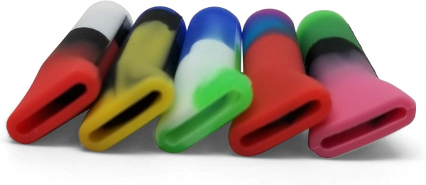 Trippy Tips 12 Pack Reusable Silicone Rolling Tips - Smoke Bloo By Quik Wikk