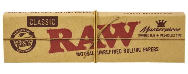 Raw "Masterpiece" Papers + Prerolled Tips