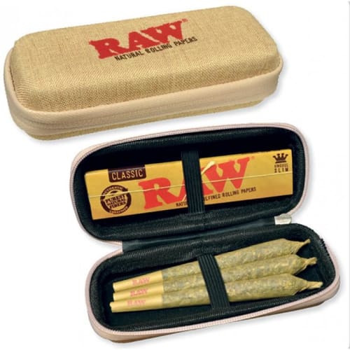 Raw Odor Proof Pre Roll Case with Wax Coated Fabric
