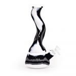 10'' Wavy Silicone Beaker - Black & White