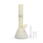 12'' Deluxe Silicone Modular Beaker - Titanium White UV