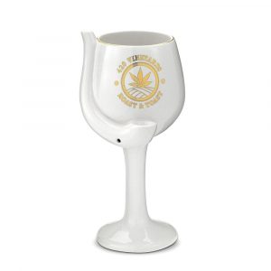 420 Vineyards - Roast & Toast Ceramic Wine Glass pipe
