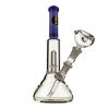 American Glass Water Bong with Layered Tube Design