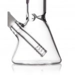 Ruckus Glass Baby Beaker Bong with 6-slit Diffused Downstem
