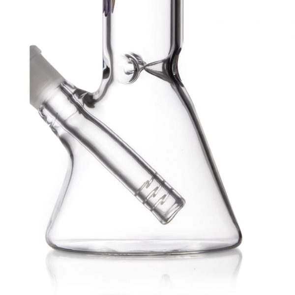 Ruckus Glass Baby Beaker Bong with 6-slit Diffused Downstem