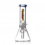 Ruckus Glass Baby Beaker Bong with 6-slit Diffused Downstem