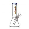 Ruckus Glass Baby Beaker Bong with 6-slit Diffused Downstem