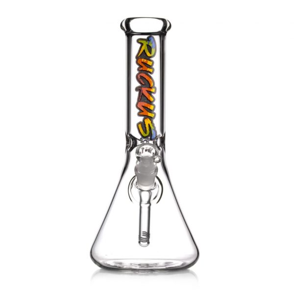 Ruckus Glass 12 Inch Tie Dye Beaker Bong with Diffused Downstem