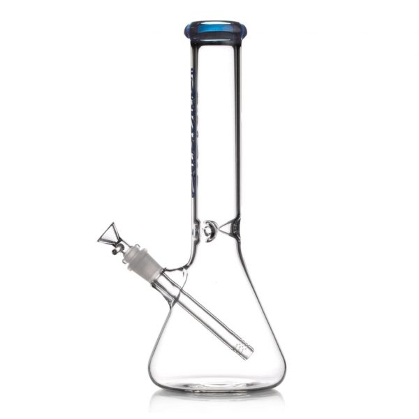 Ruckus Colored Lip Beaker Bong with Diffused Downstem