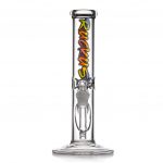 Tie Dye Ruckus Straight Tube Bong Water Pipe