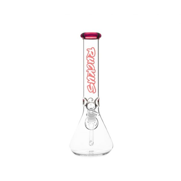 Ruckus Glass Beaker Water Pipe with Downstem Includes 14mm